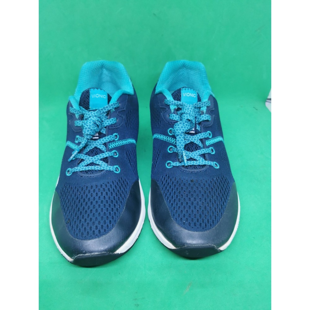 Vionic 335 Emerald 9030 Shoes Women Size 7.5 Navy Teal Comfort Walking Athletic